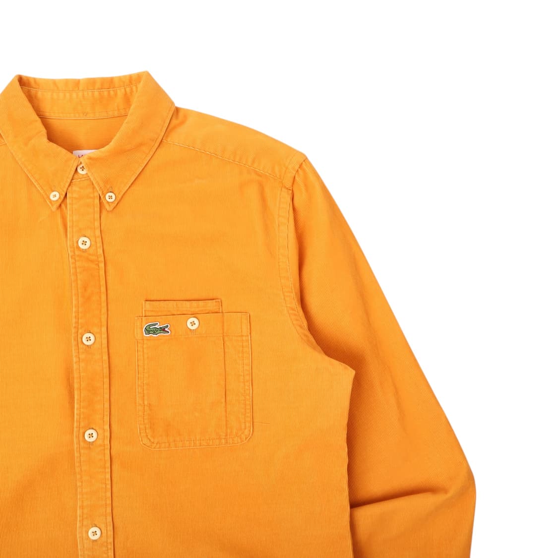 라코스테 옐로우 코듀로이 셔츠 상품이미지3