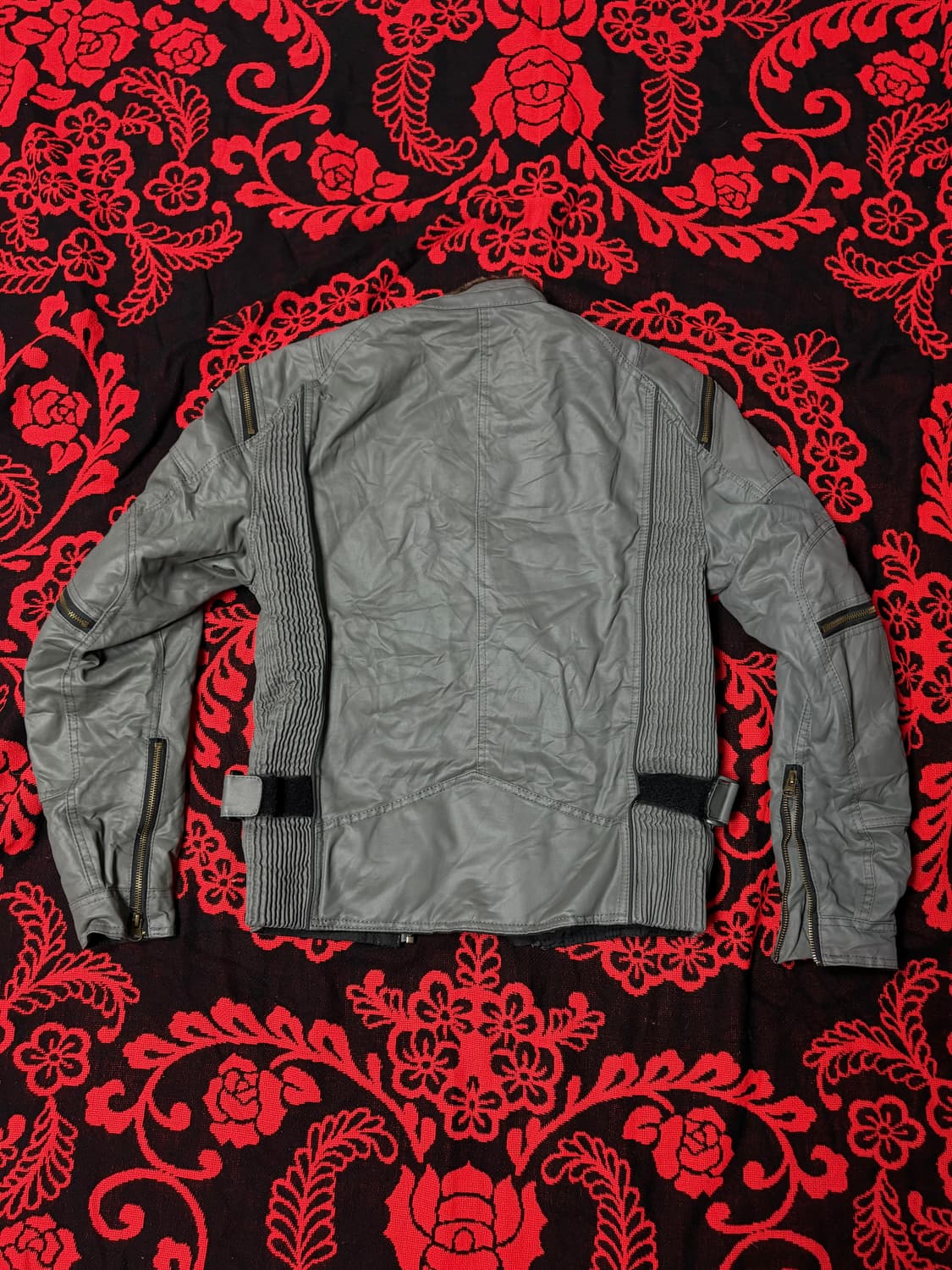 vintage "Honda" racing fur jacket 상품이미지4