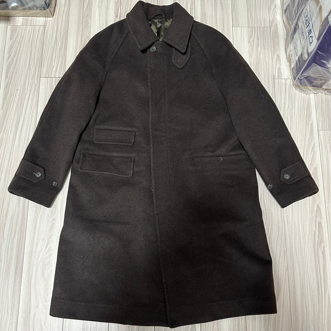 애프터프레이 투어리스트 캐시미어 발마칸S ,하이드아웃 울 발마칸 코트 3 상품이미지9