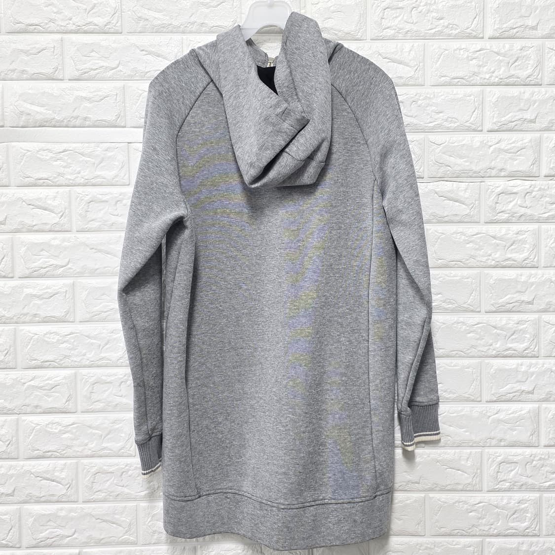 택포_ 질스튜어트 회색 롱 후드 집업 M 상품이미지4