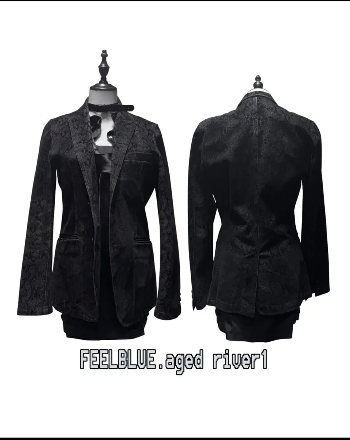 필파랑 고딕고스 블랙 드레스,자켓 상품이미지1