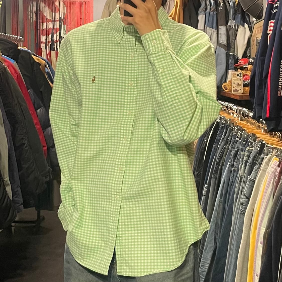 [IM] Polo 폴로 체크 긴팔셔츠 상품이미지4