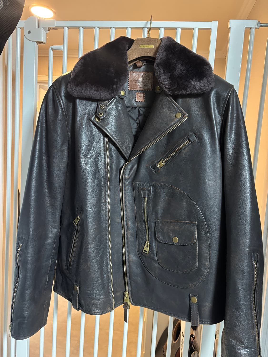 Coloniaire 램스킨 라이더자켓 상품이미지1