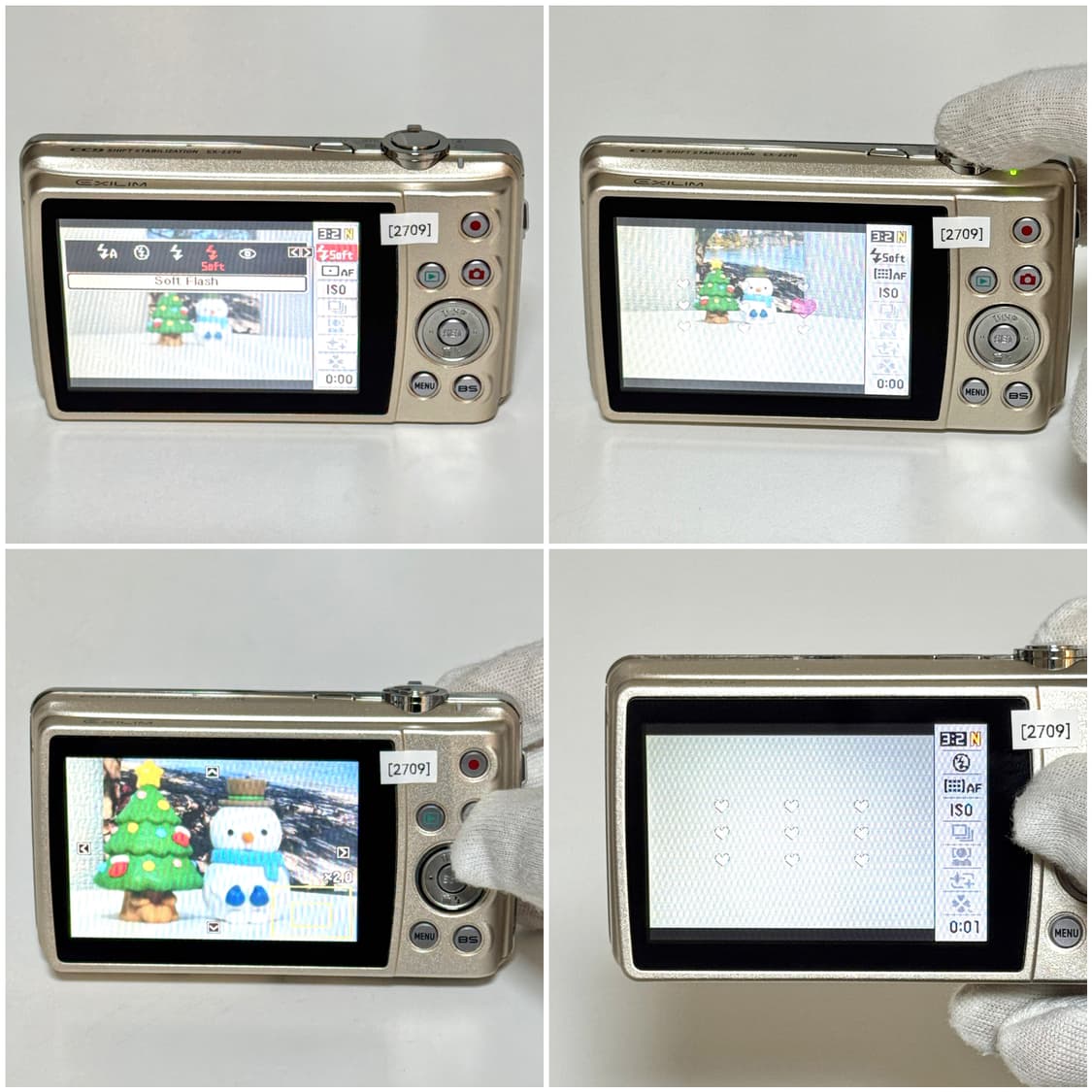 카시오 엑슬림 Z270 샴페인골드 빈티지디카 상품이미지5