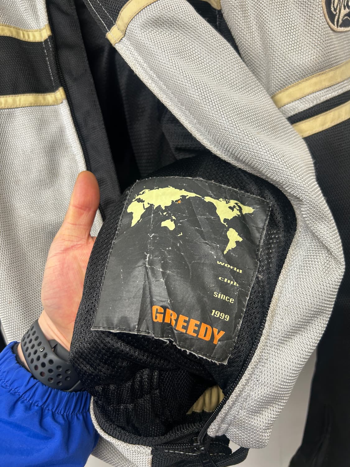 Greedy M.C.G 라이더 자켓 실버/블랙 상품이미지6