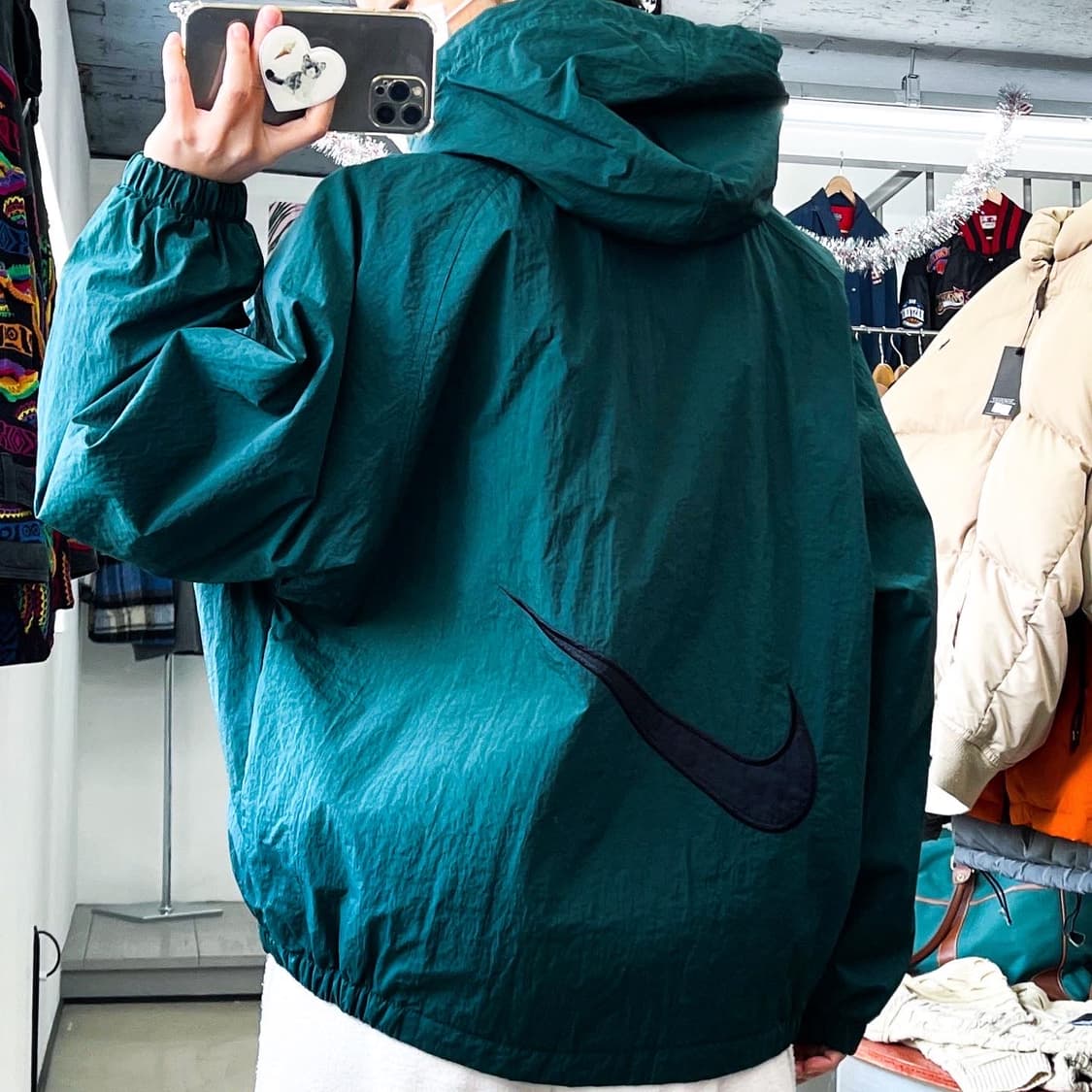 나이키 에어 90s 빅스우시 포레스트그린 후드 자켓 상품이미지1