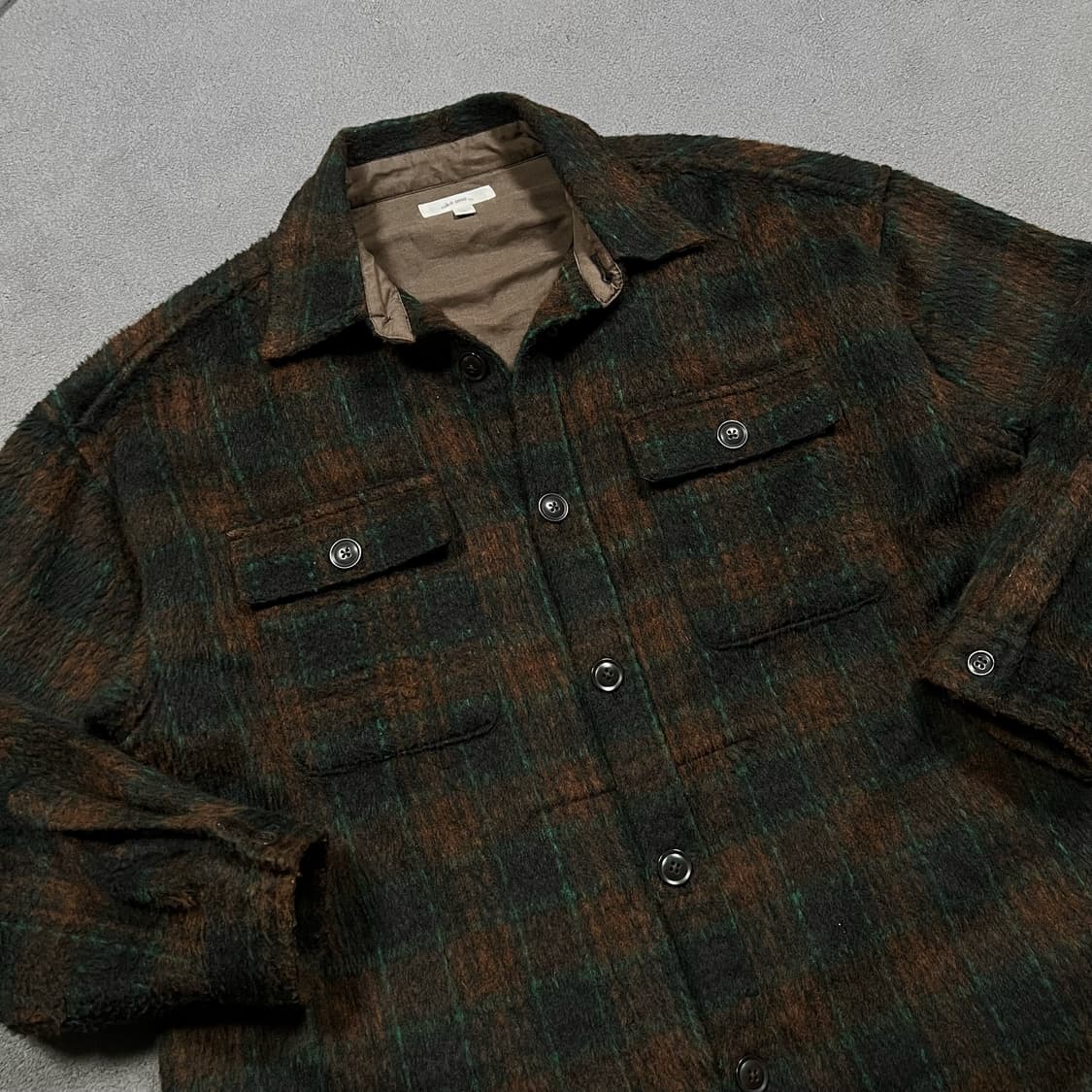 niko and 니코 앤드 브라운 플란넬 체크 울 모헤어 셔츠 자켓 상품이미지1