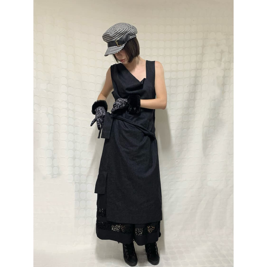 viviennewestwood 울 스트라이프 원피스 상품이미지2