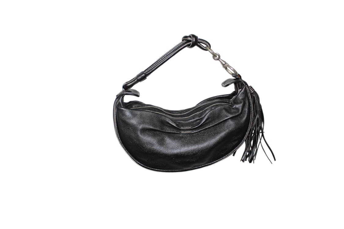 2000s ITALY OKI-DOKI 오키도키 레더 하프문백 상품이미지1