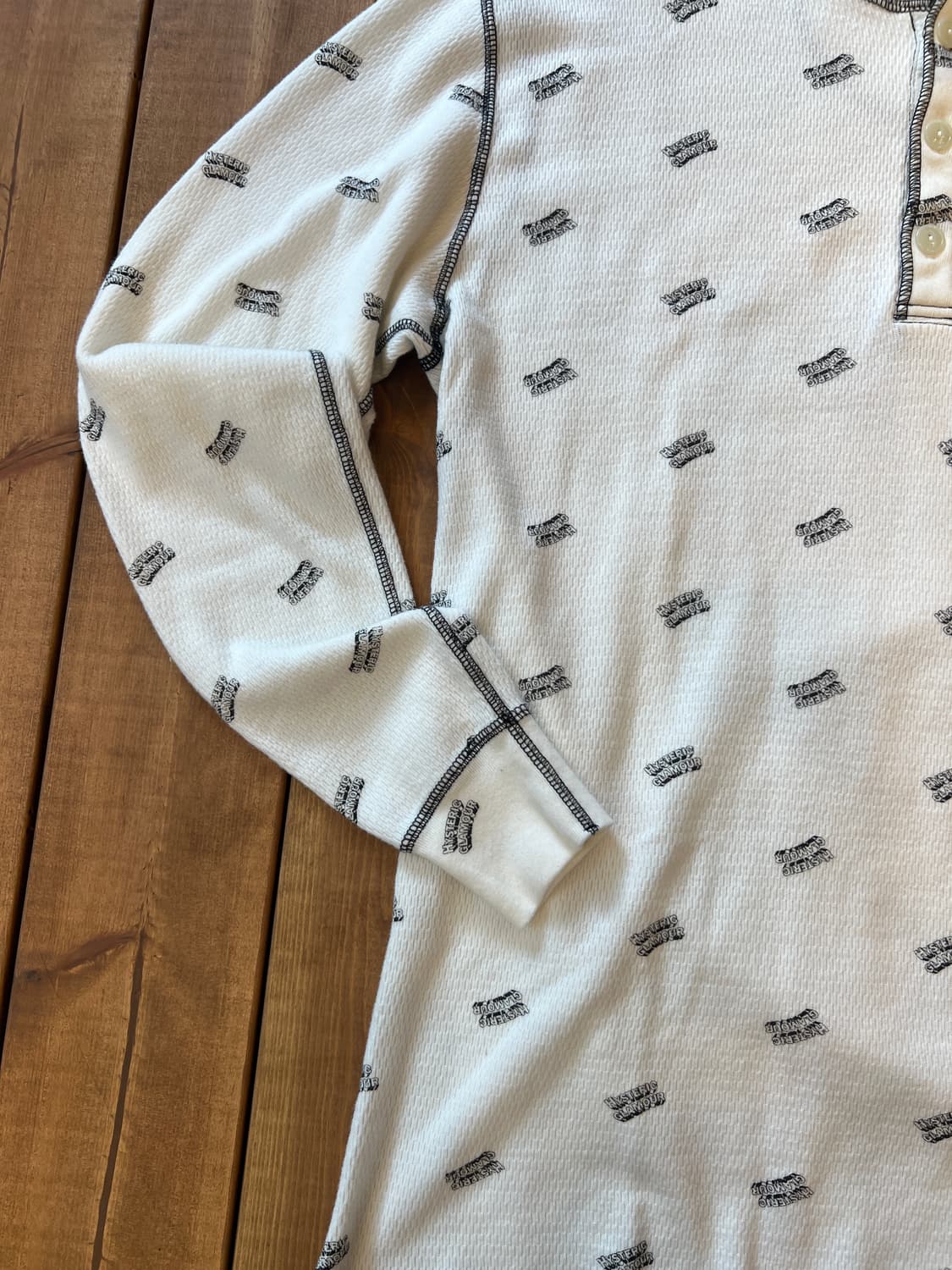 히스테릭 글래머 로고 패턴 와플 롱슬리브 상품이미지8