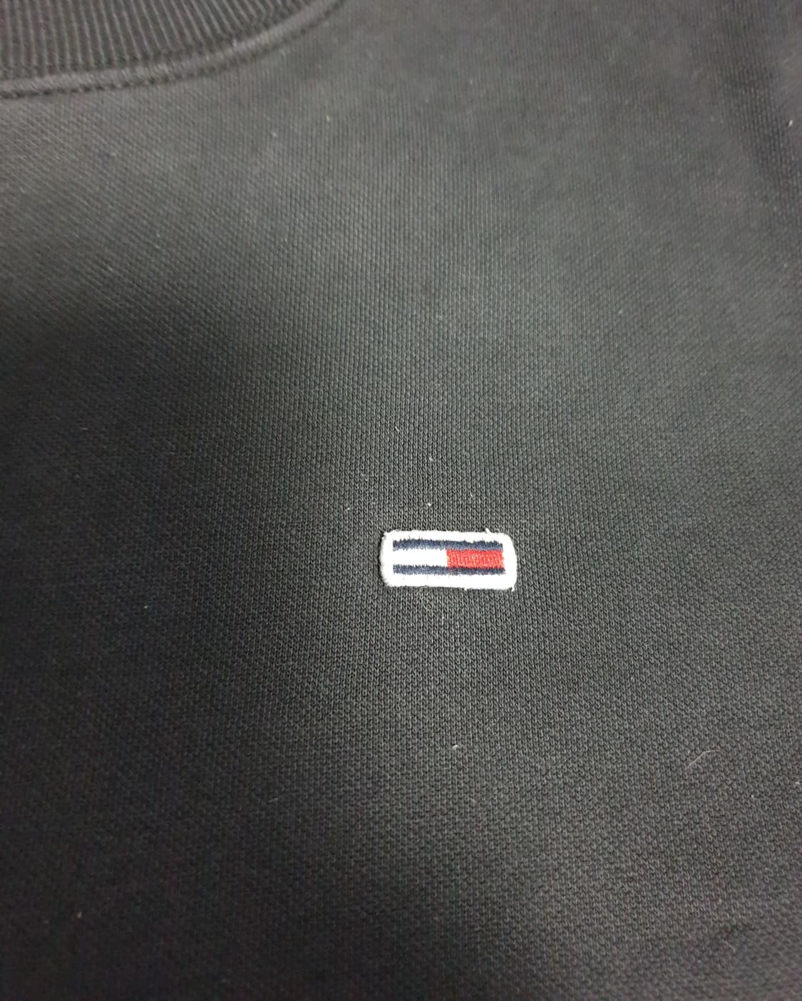 타미진스 스몰로고 기모 맨투맨 블랙 (L) 상품이미지2