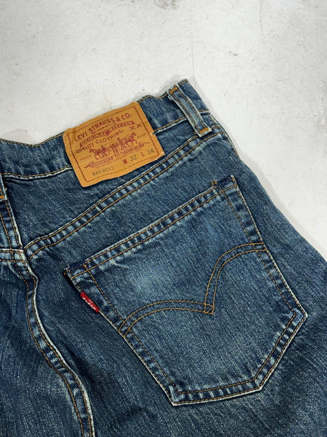 512 리바이스 중청 데님 팬츠  상품이미지6