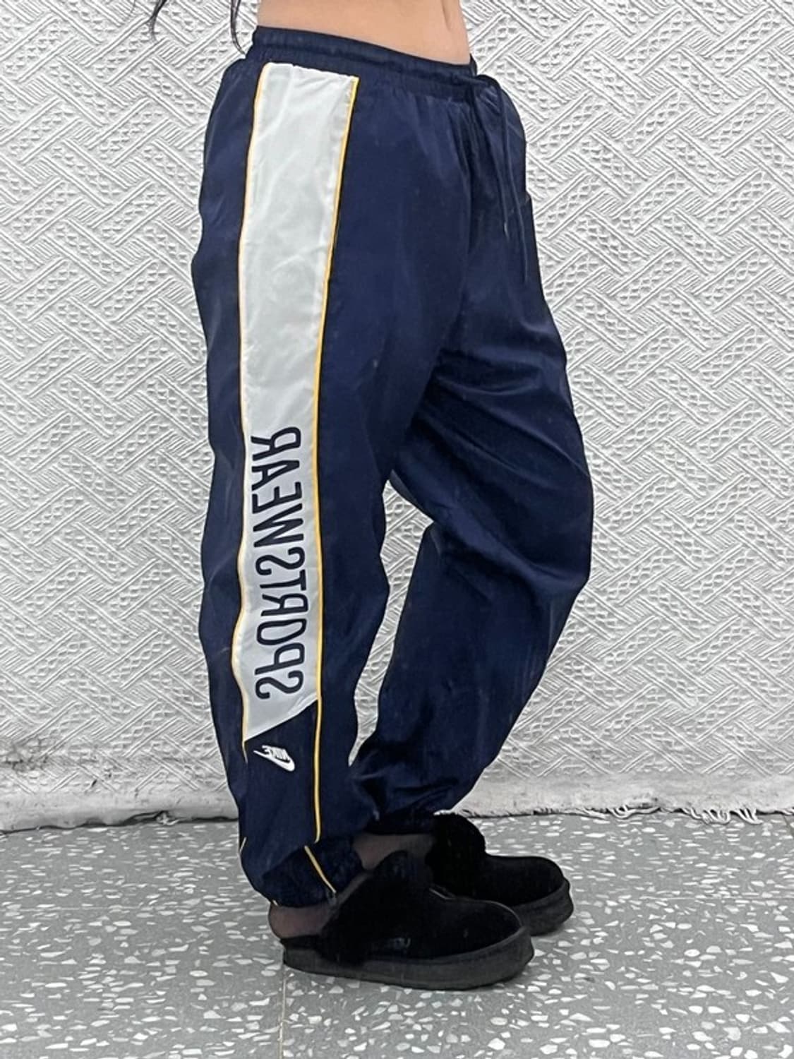 나이키 클럽 올드스쿨 스트릿 힙합 바람막이 트랙팬츠 M C09967 상품이미지1