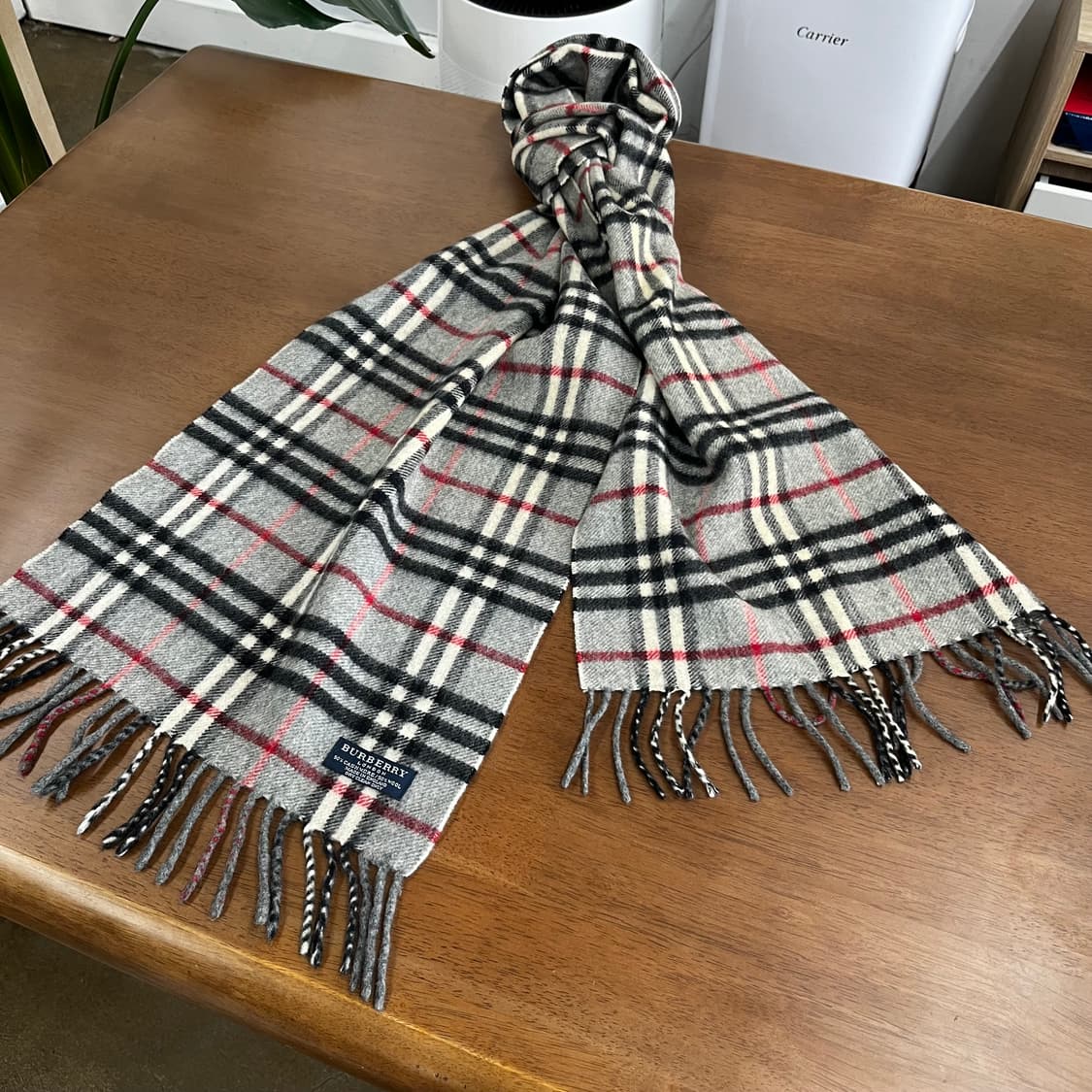 버버리 울/캐시미어 머플러 상품이미지1