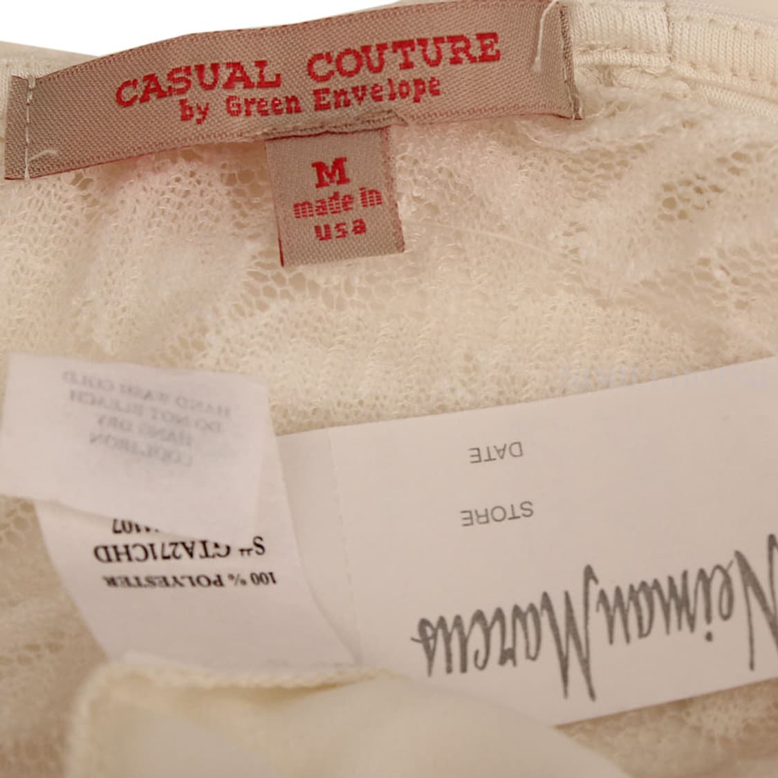 캐주얼 꾸뛰르 아이보리 레이스 블라우스(M) 상품이미지4