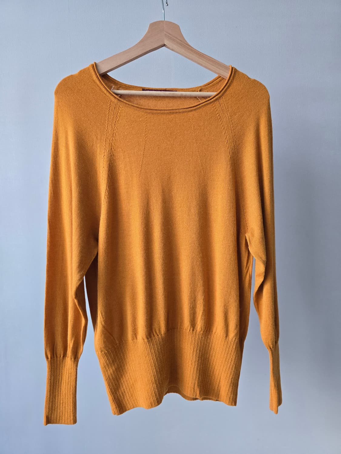 머스터드 골드 울 니트 상품이미지2