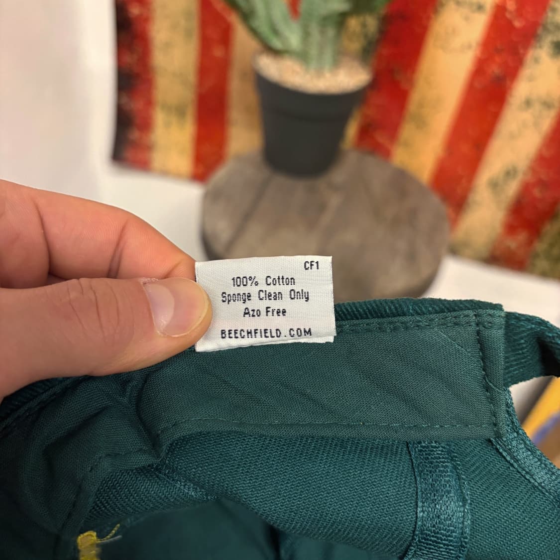 90s 홀랜드 앤 홀랜드 헤리티지 레터링 그레이 스웨이드 캡 N264 상품이미지5