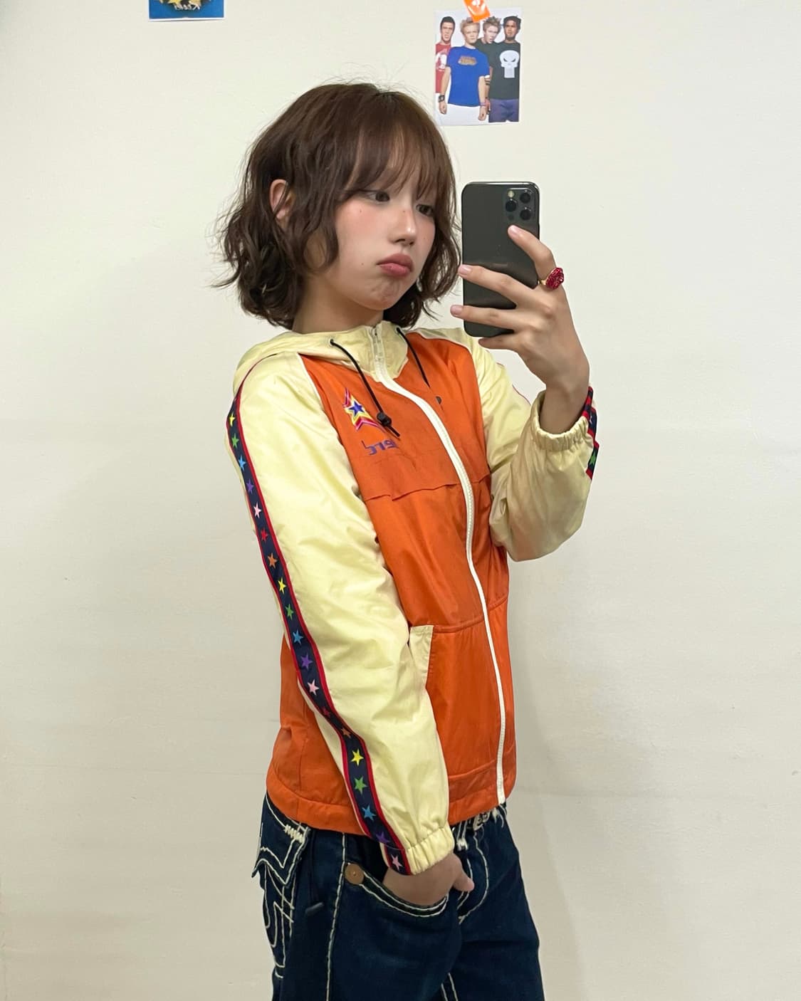 orange star multi jacket 상품이미지1