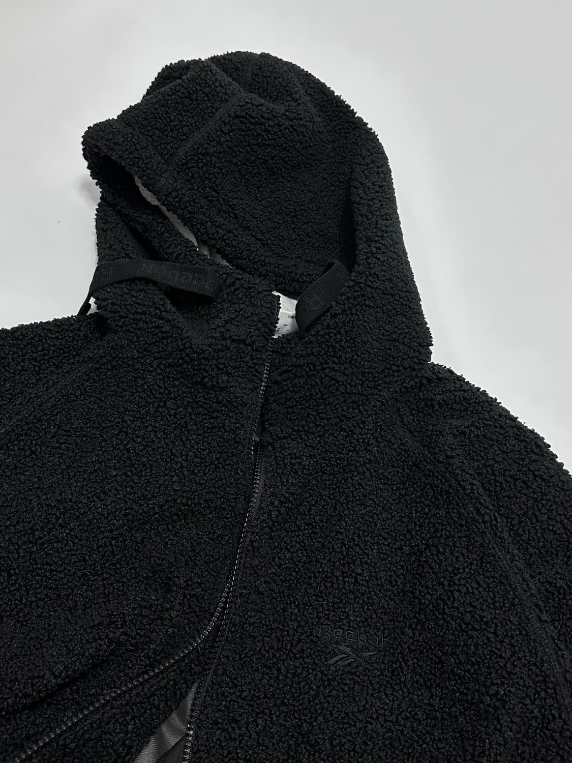 리복 보아 후리스 후드집업 자켓 상품이미지4