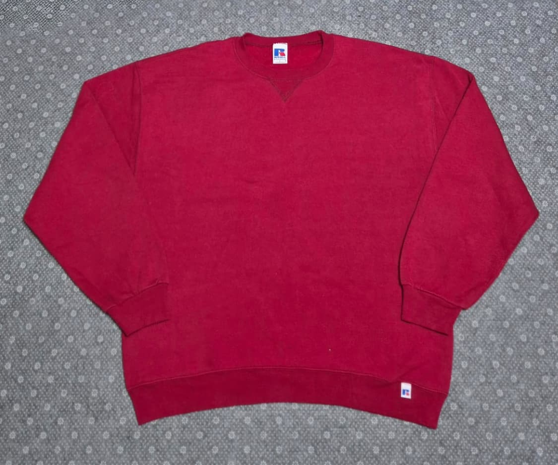 [L]90s MEXICO Made 러셀 버건디 스웻 -325 상품이미지1