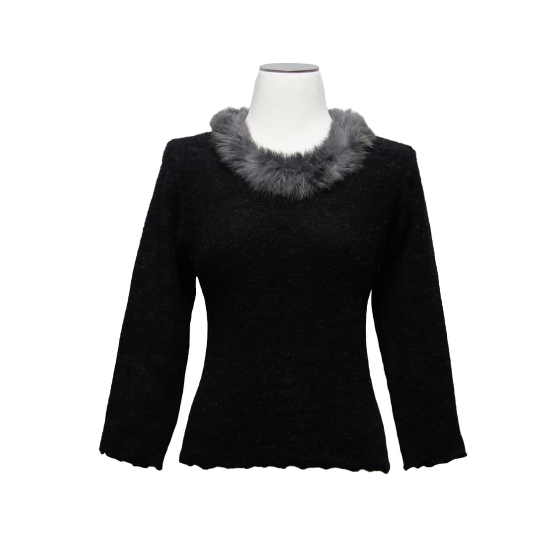 Incline Fur Detail knit 상품이미지2