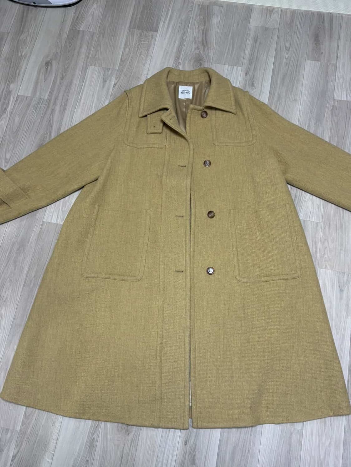 스튜디오톰보이 A라인 오버핏 트윌코트 상품이미지2