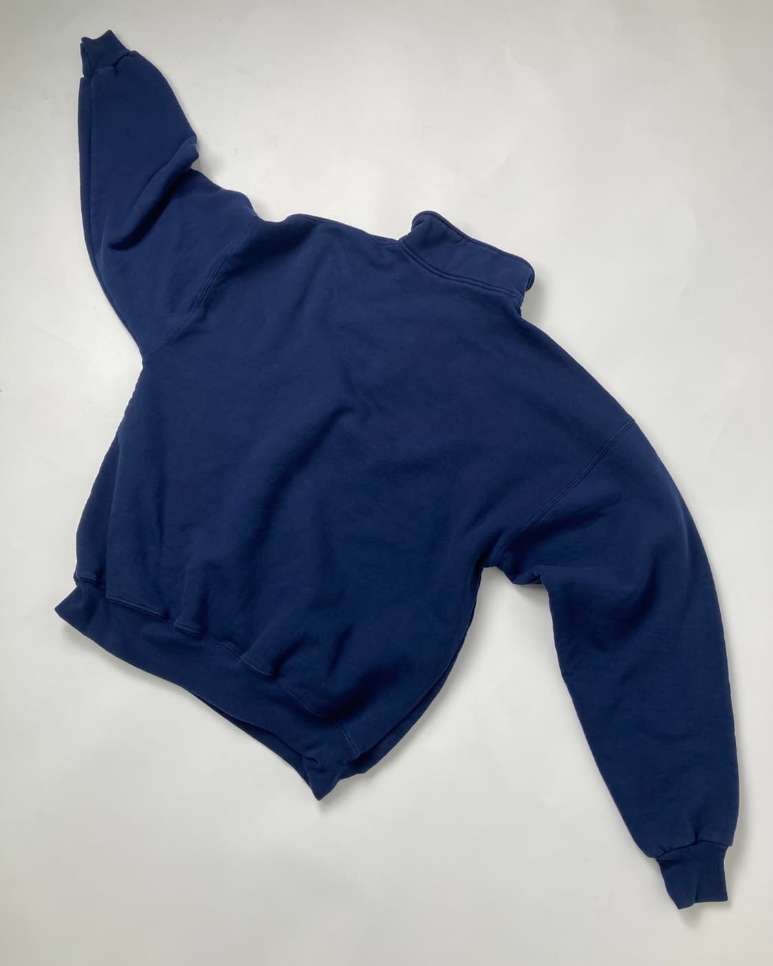 90s Russell Quarter Zip Sweatshirt (navy 상품이미지2