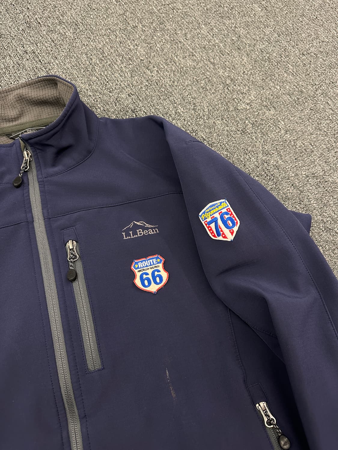 LL BEAN x Route 66 소프트 쉘 플리스 집업 자켁 상품이미지4