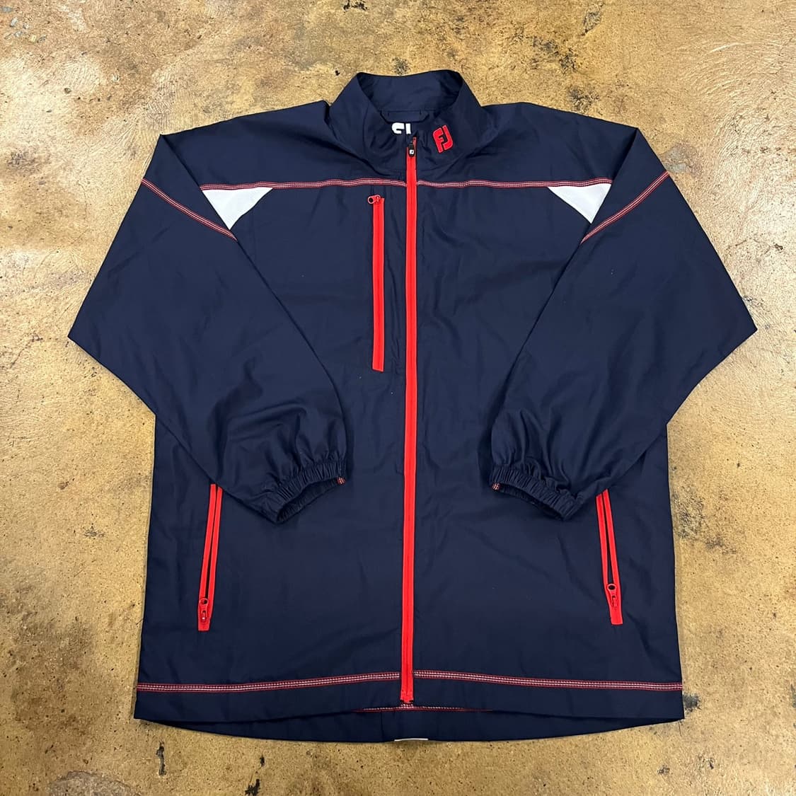 [정품/L] 풋조이 네이비 바람막이 자켓 b16 상품이미지2