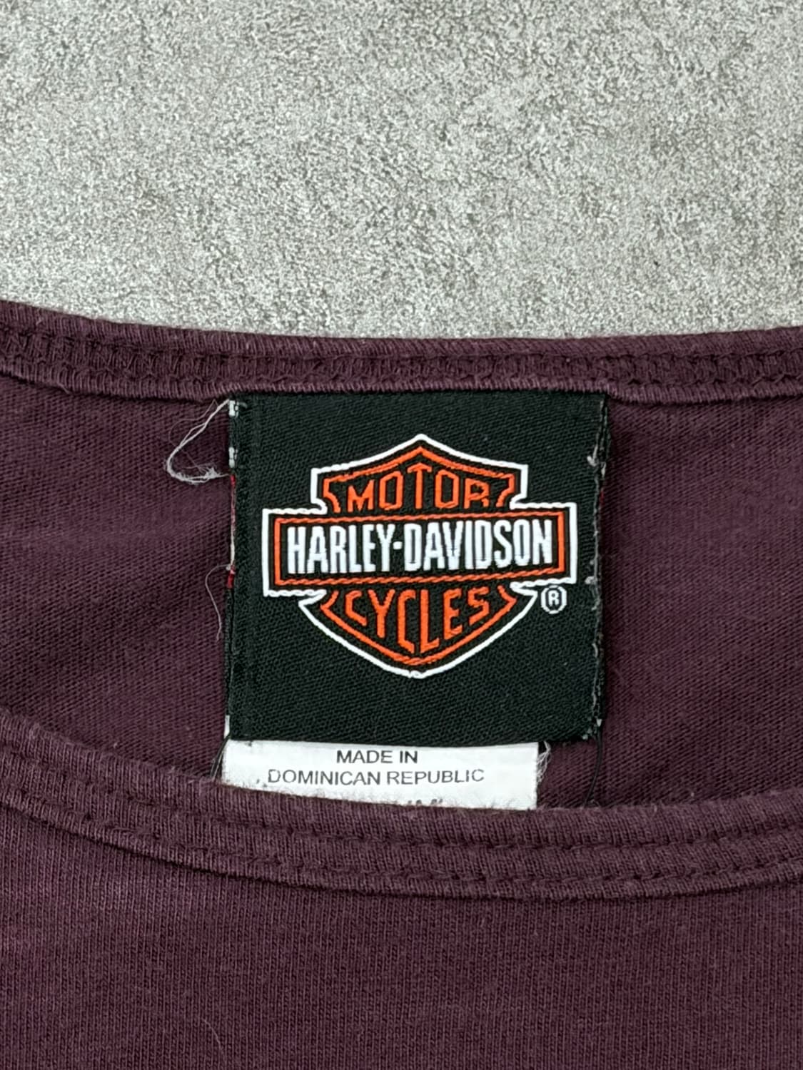 할리데이비슨 버건디 반팔티 상품이미지5