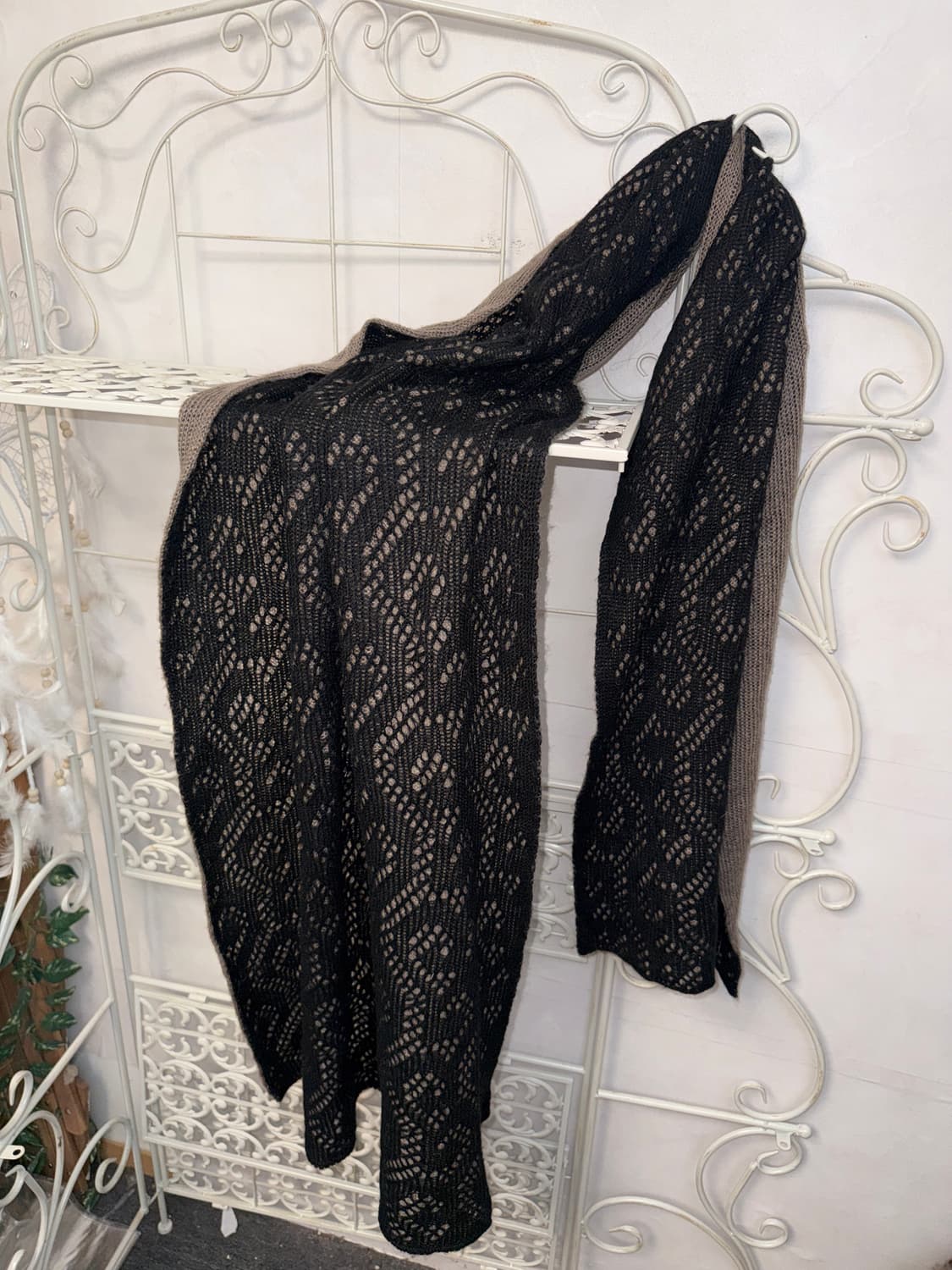 Roberta Di Camerino ethnic net knit 머플러 상품이미지2