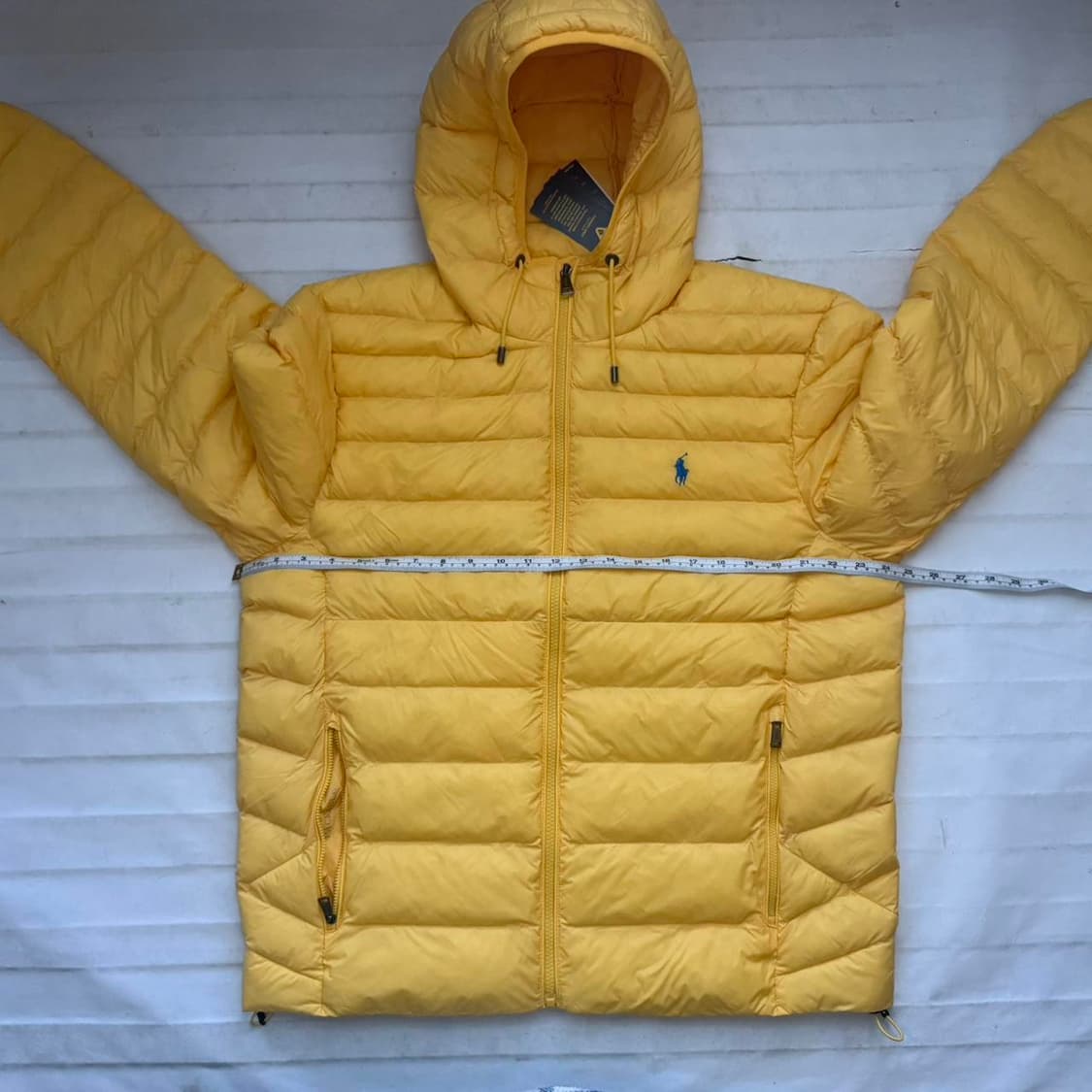 20s 폴로 랄프로렌 후디 경량패딩 다운 자켓 옐로우 상품이미지1