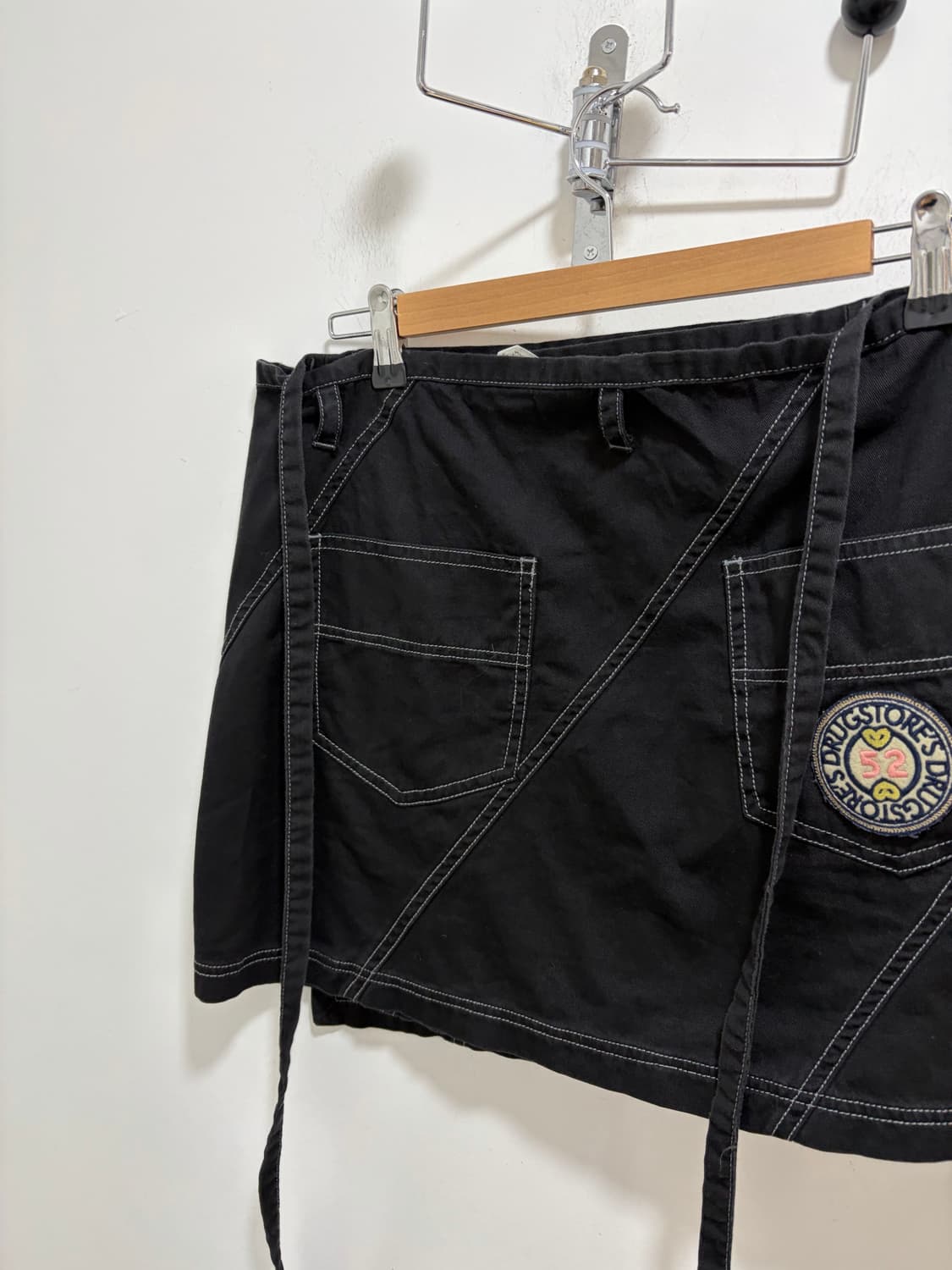 드럭스토어 패치 랩스커트  치마 상품이미지8