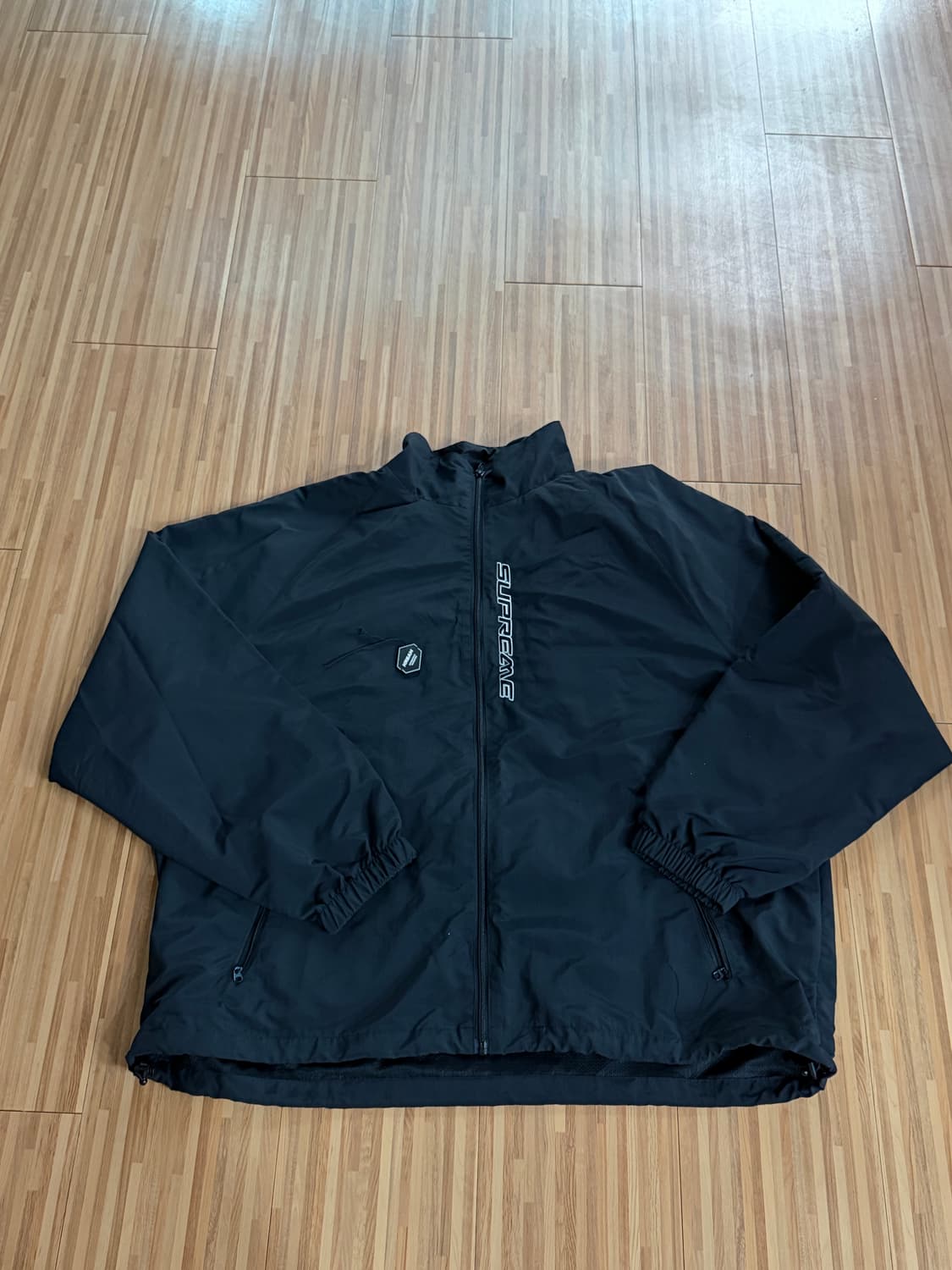 슈프림 콘트라스트 집 트랙 자켓 블랙  25ss (xl) 상품이미지1