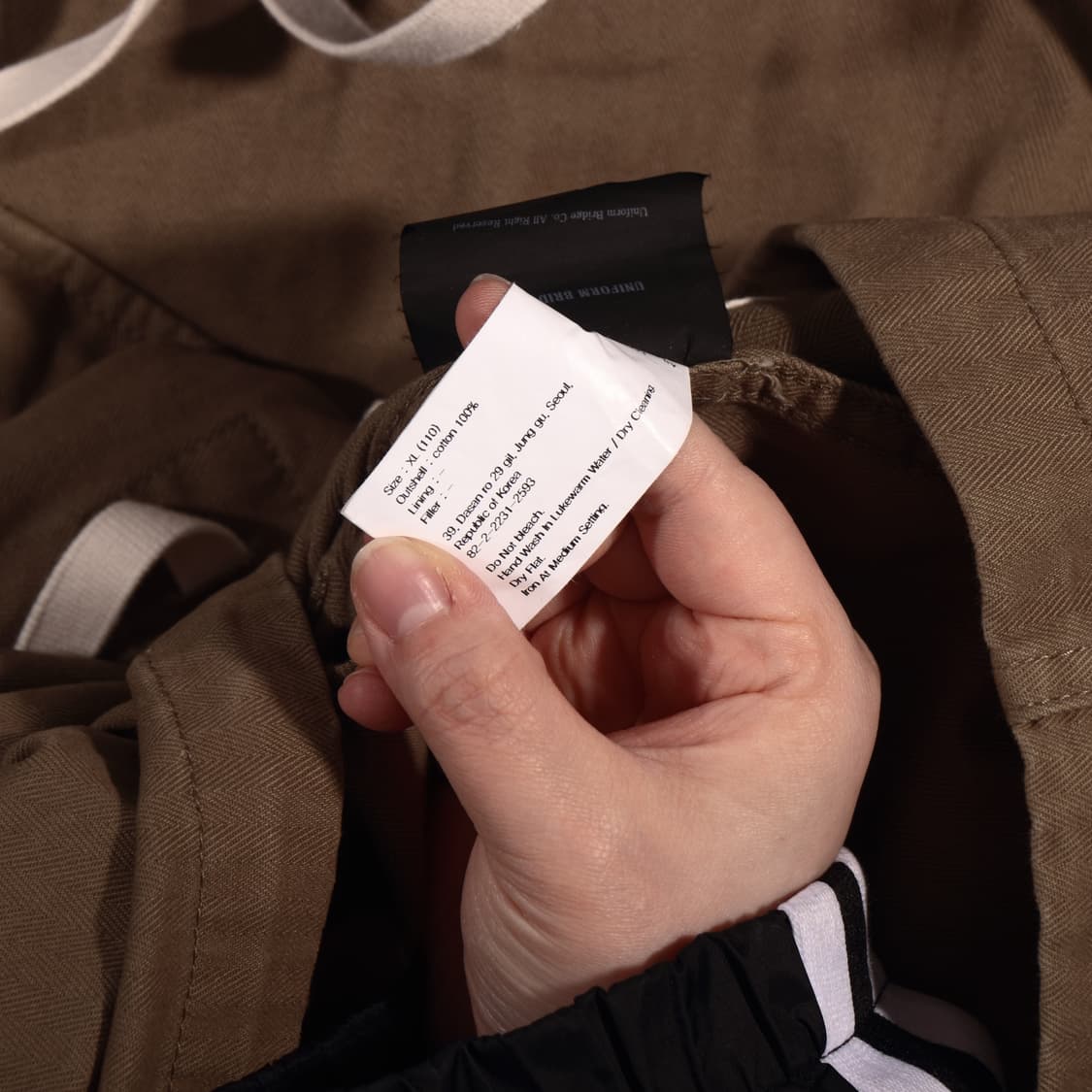 UNIFORM BRIDGE & CO. 하프집업 B640 상품이미지4