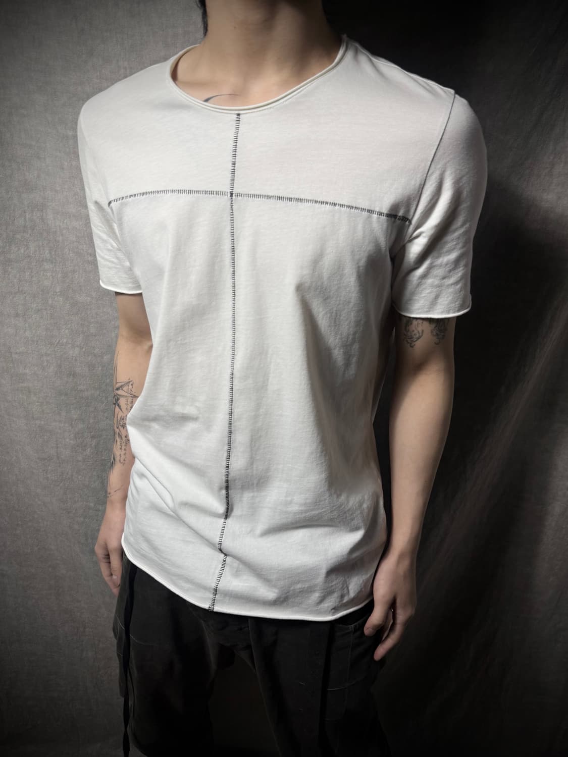Thom Krom Overlock Cross Stitch T-Shirt  상품이미지8