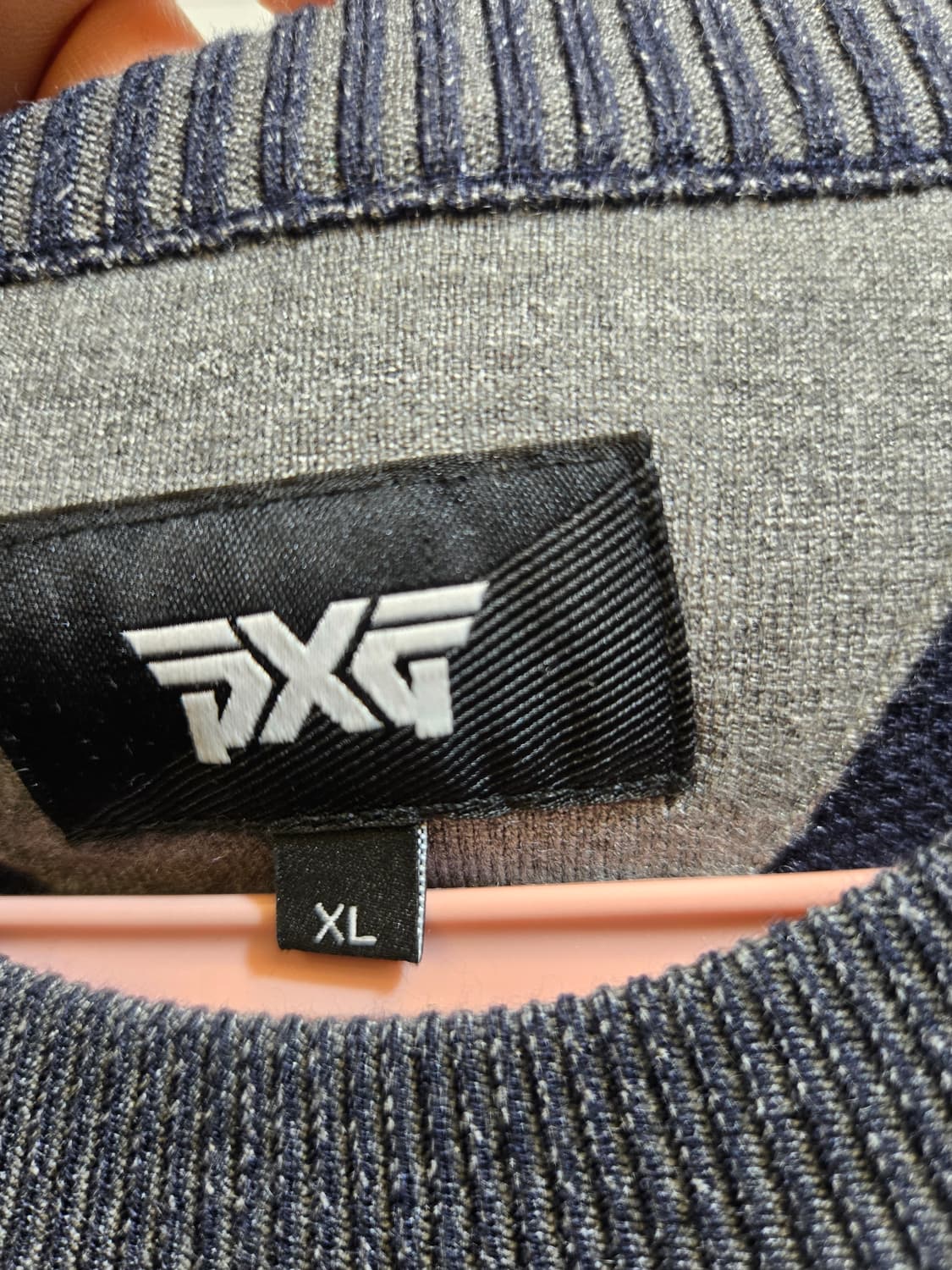 PXG 네이비 니트 스웨터 남성용(정품) 상품이미지2