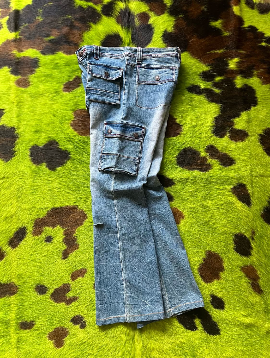 90-00s JPN Vintage Boots-Cut Cargo Denim 상품이미지9