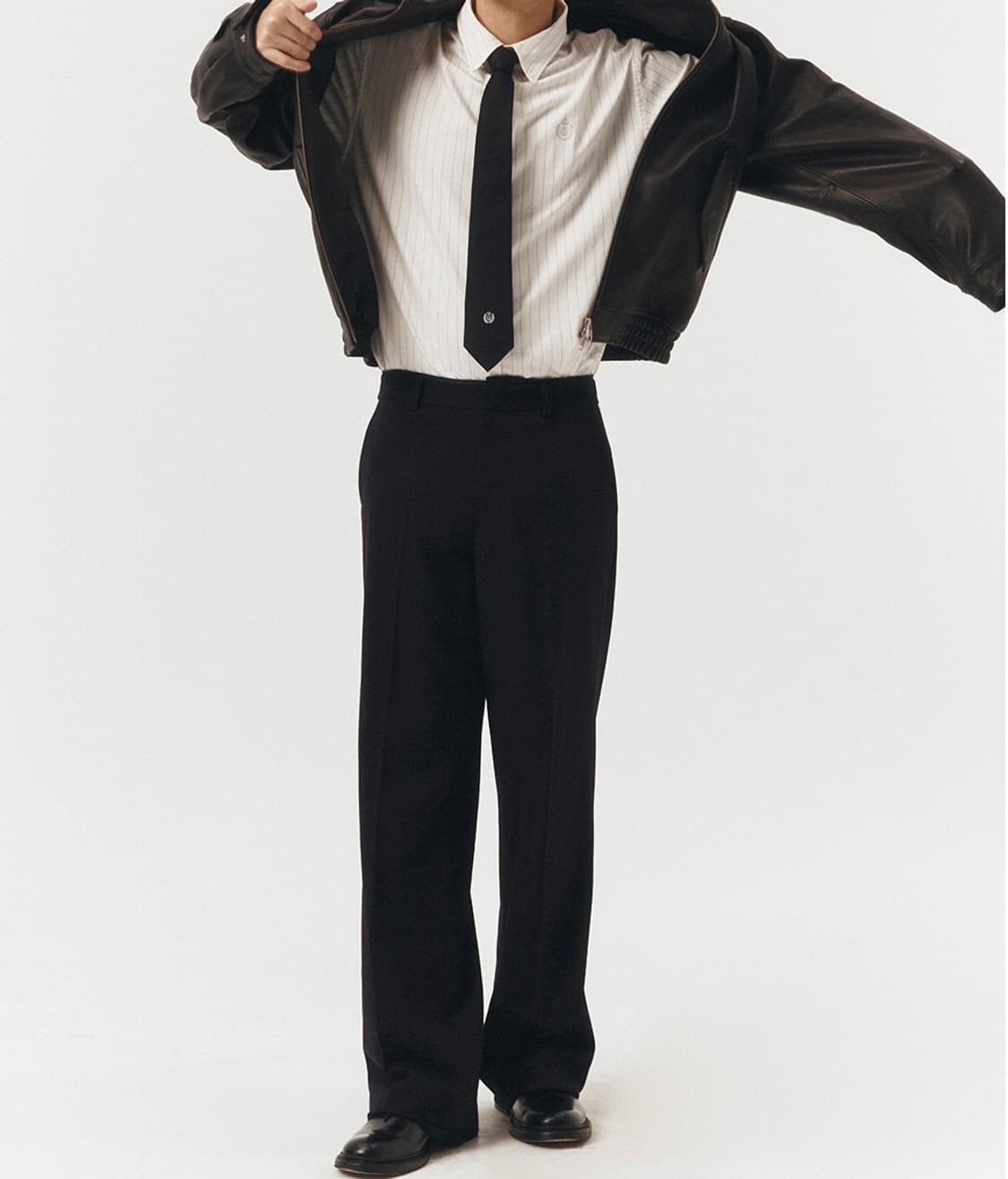 새제품) 던스트 레이어드 와이드 슬랙스 S 상품이미지4