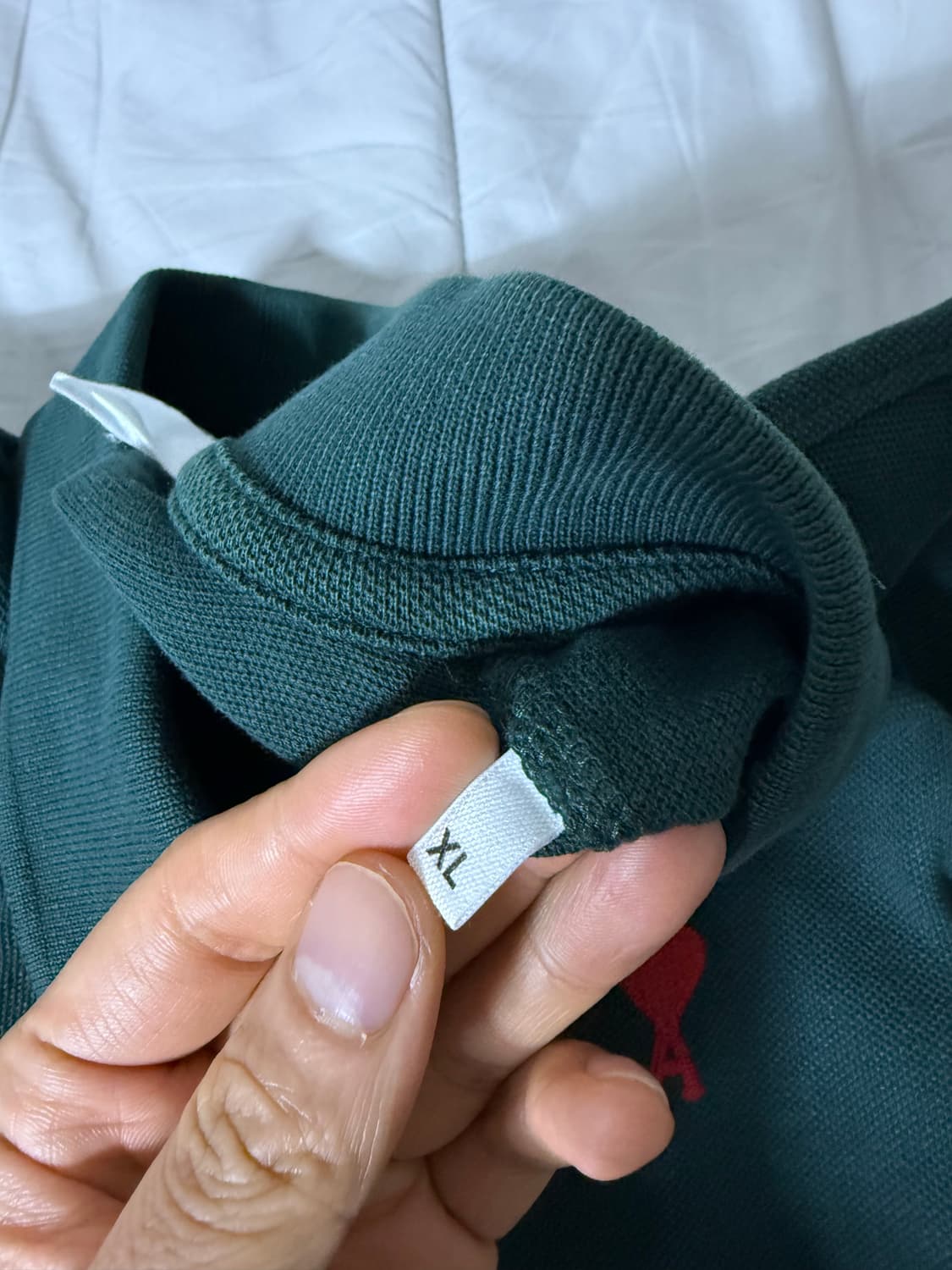 (XL) AMI POLO 반팔 그린 상품이미지5