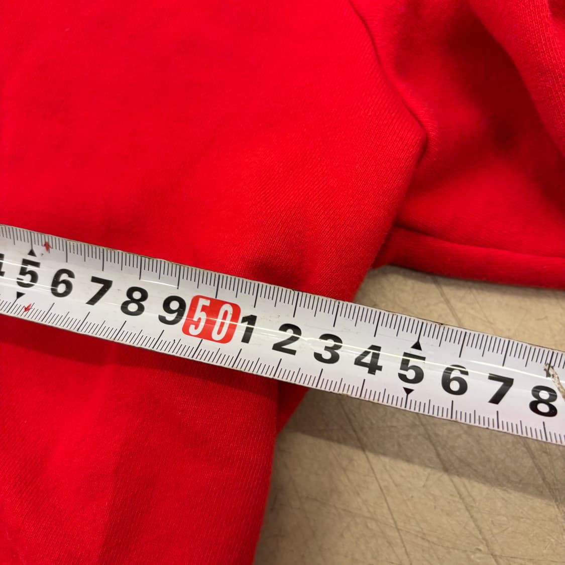 엄브로 빅로고 레드 후드집업 상품이미지6