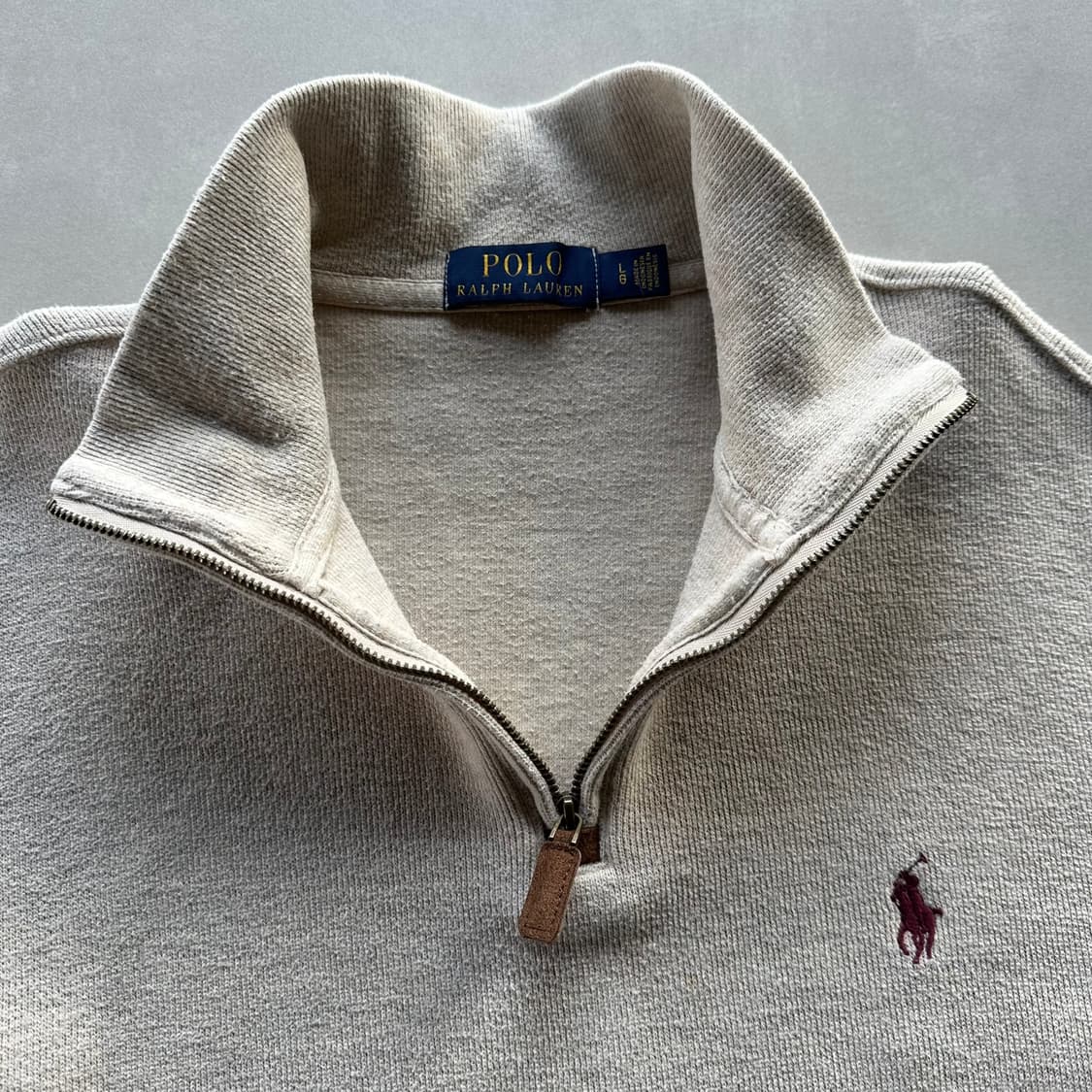 [M]폴로 랄프로렌 하프집업 반집업 코튼 니트 상품이미지8