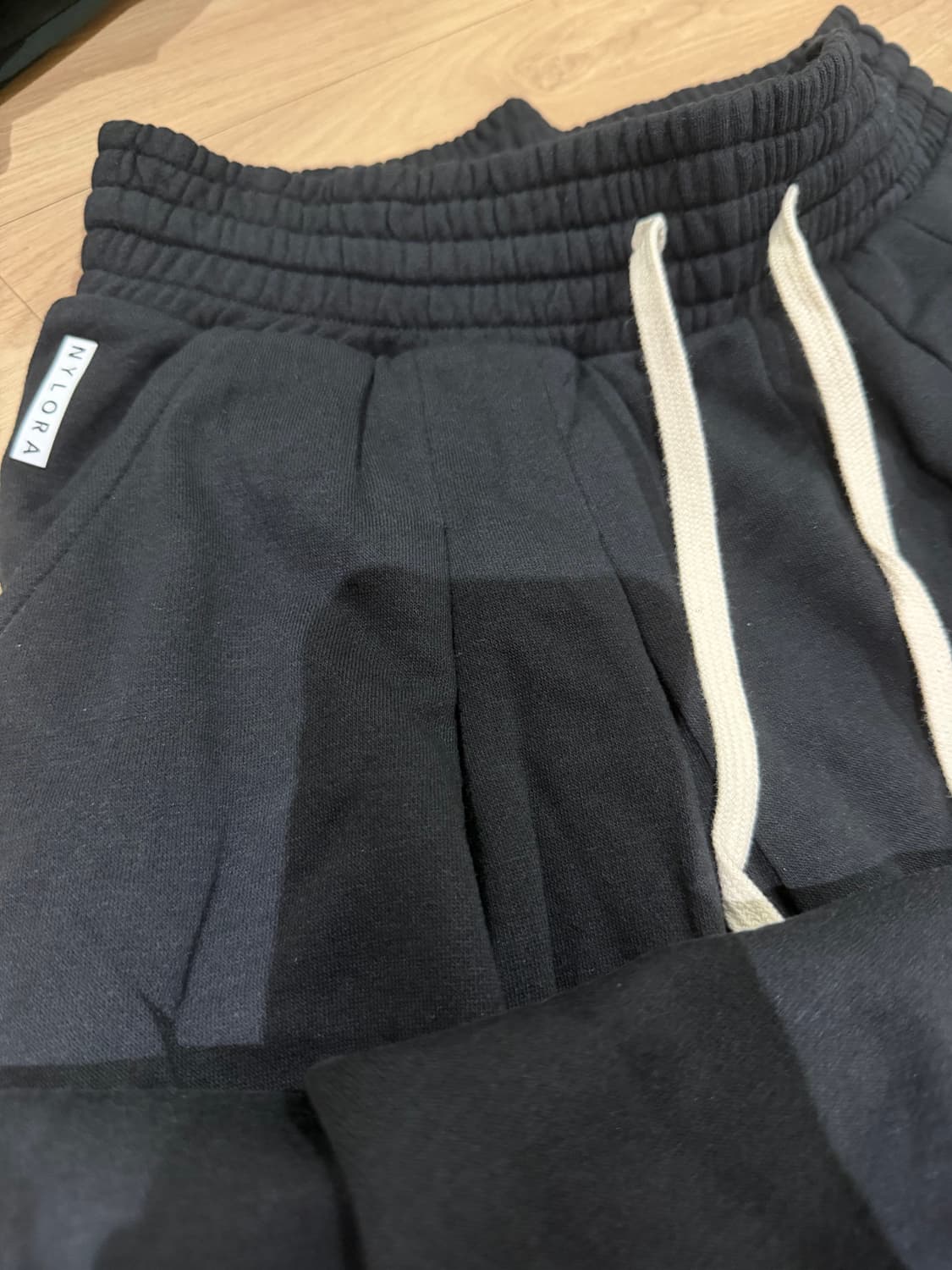 나일로라 와이드 블랙 팬츠 상품이미지6