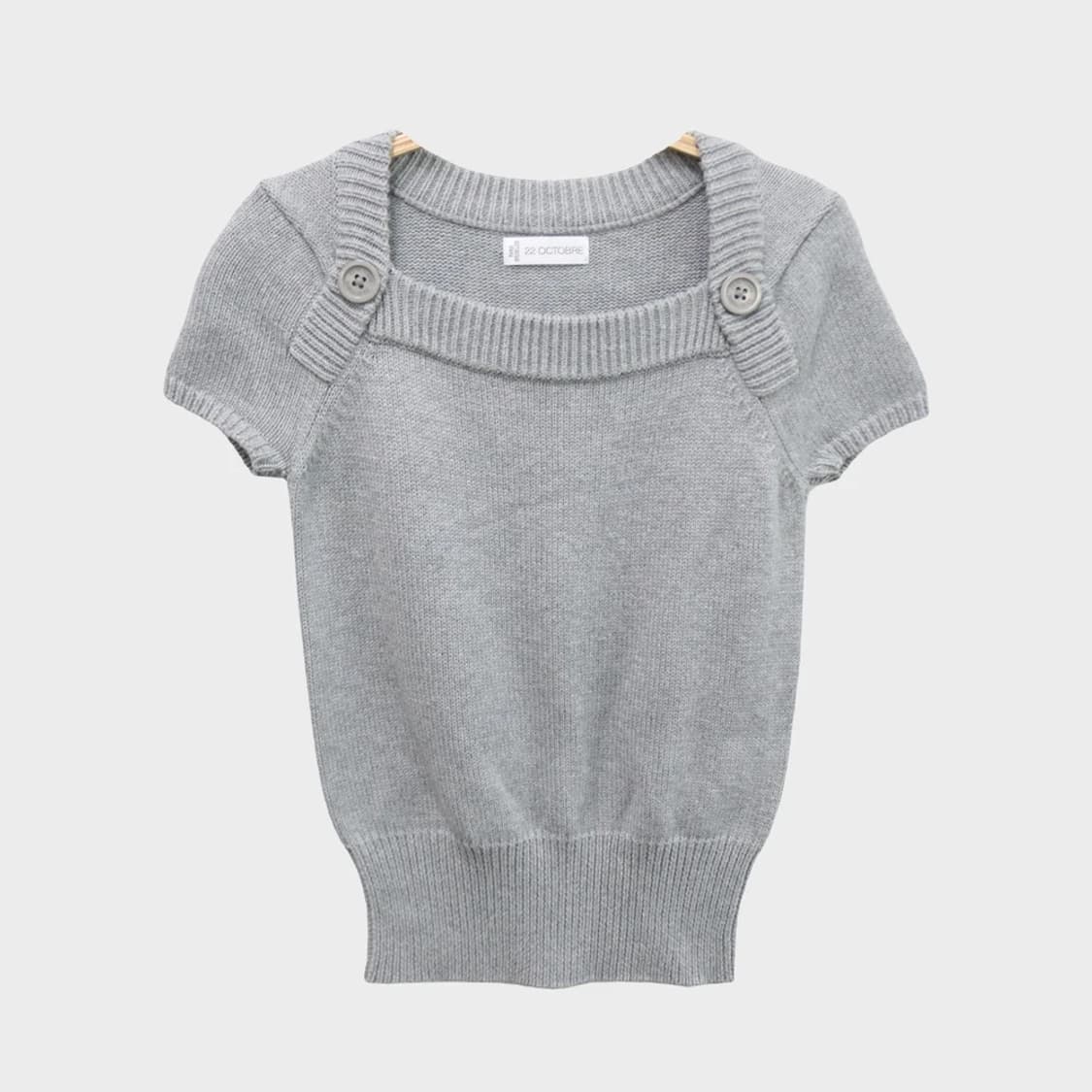 22 OCTOBRE 스퀘어넥 니트 60894 상품이미지1