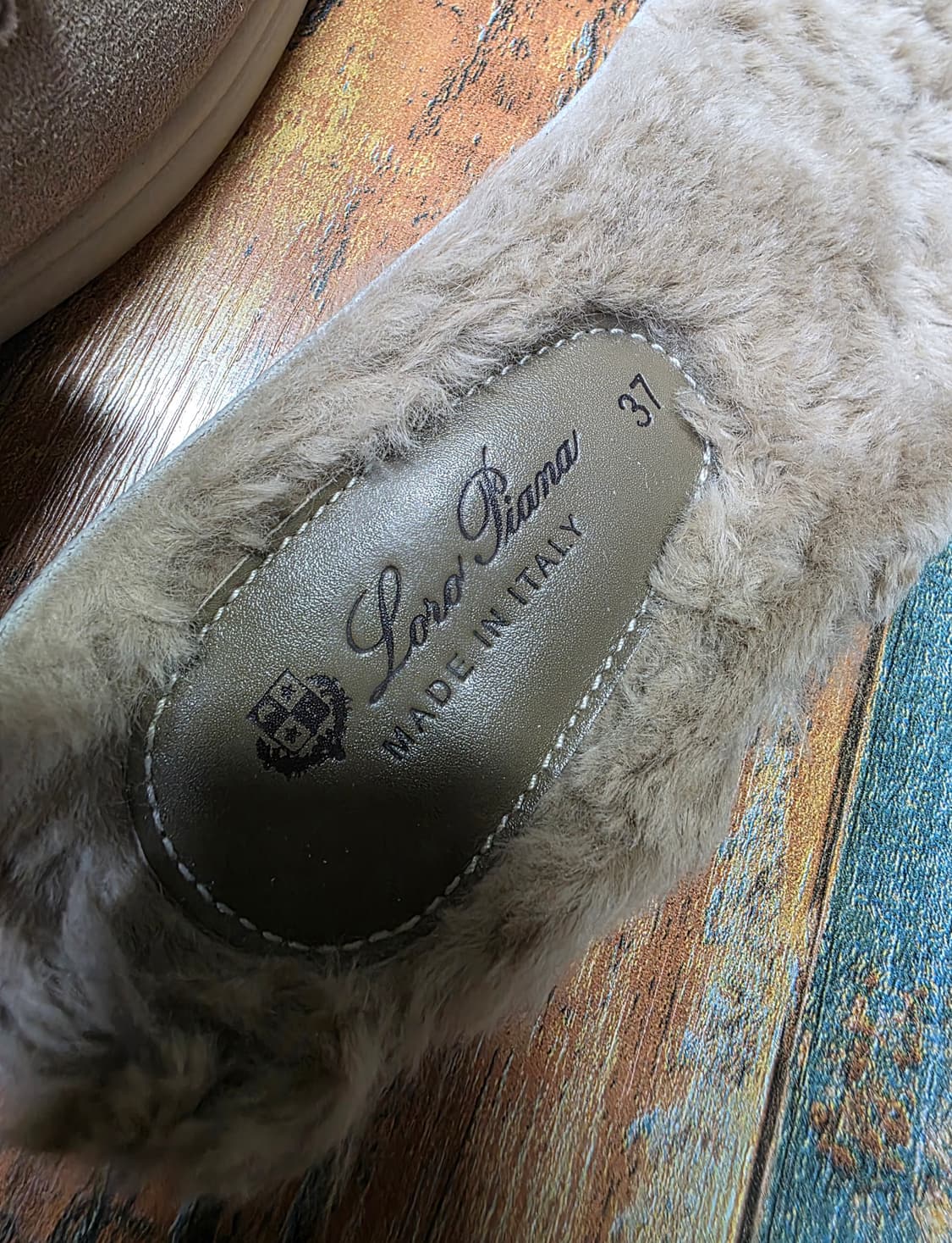 로로피아나 썸머 참스워크 로퍼 / 스웨이드 양털 / 37 235~240 상품이미지9