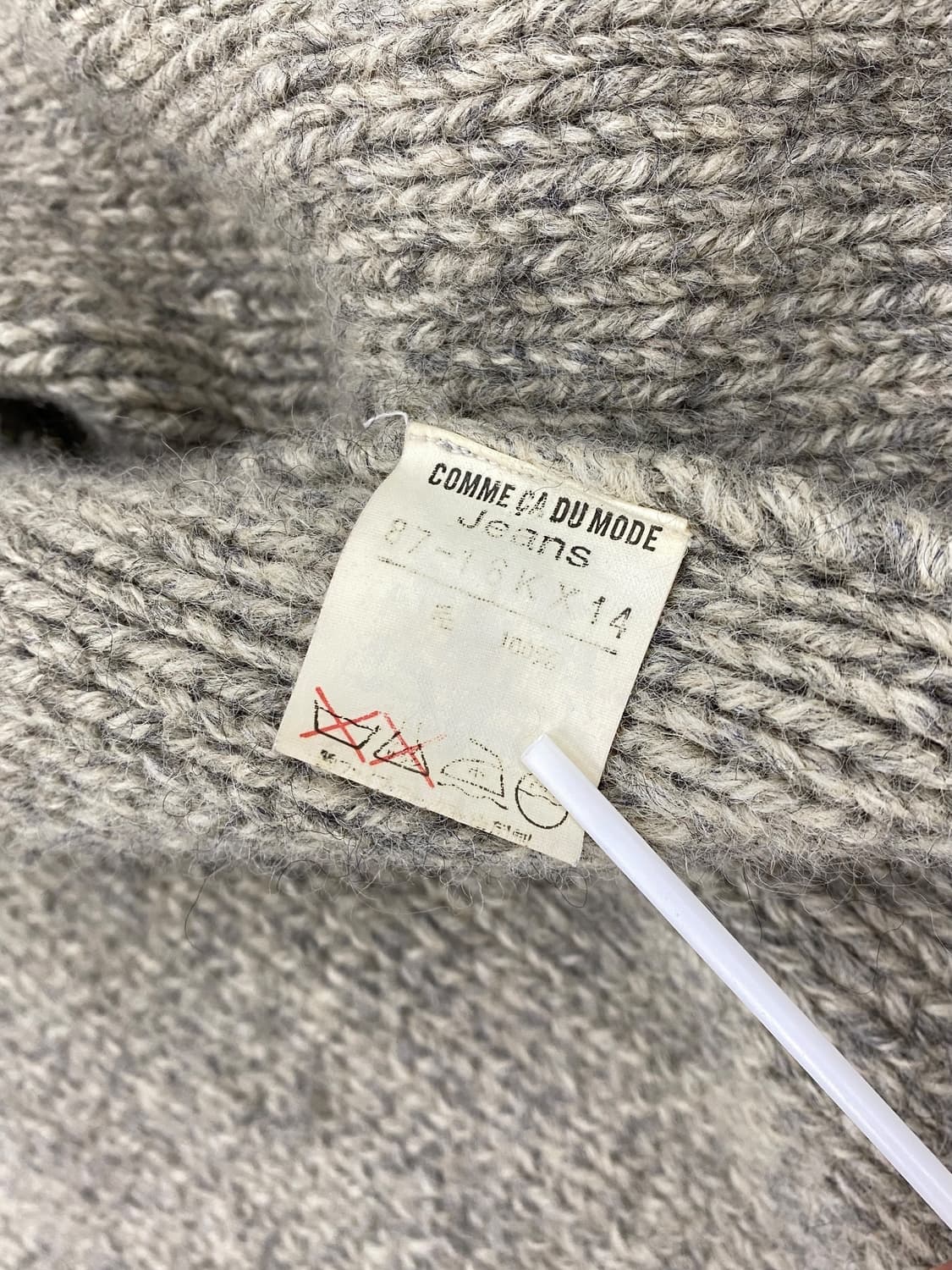 Comme Ca Du Mode 풀 집업 스웨터 상품이미지8