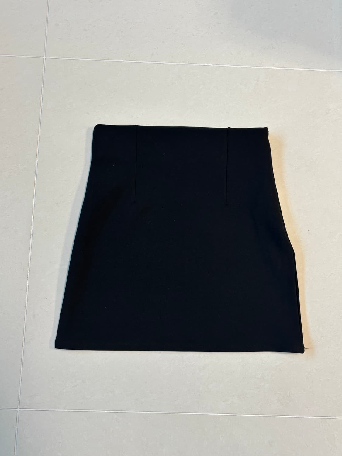 블랙 미니 스커트 검정 A라인 스커트 상품이미지2