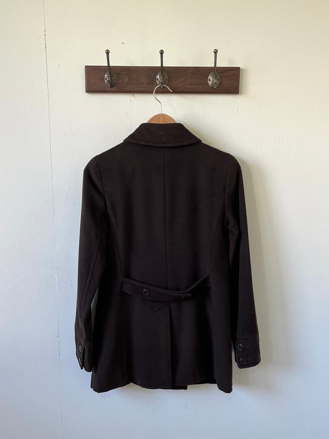 theory 초코브라운 캐시미어 더블 코트 상품이미지3