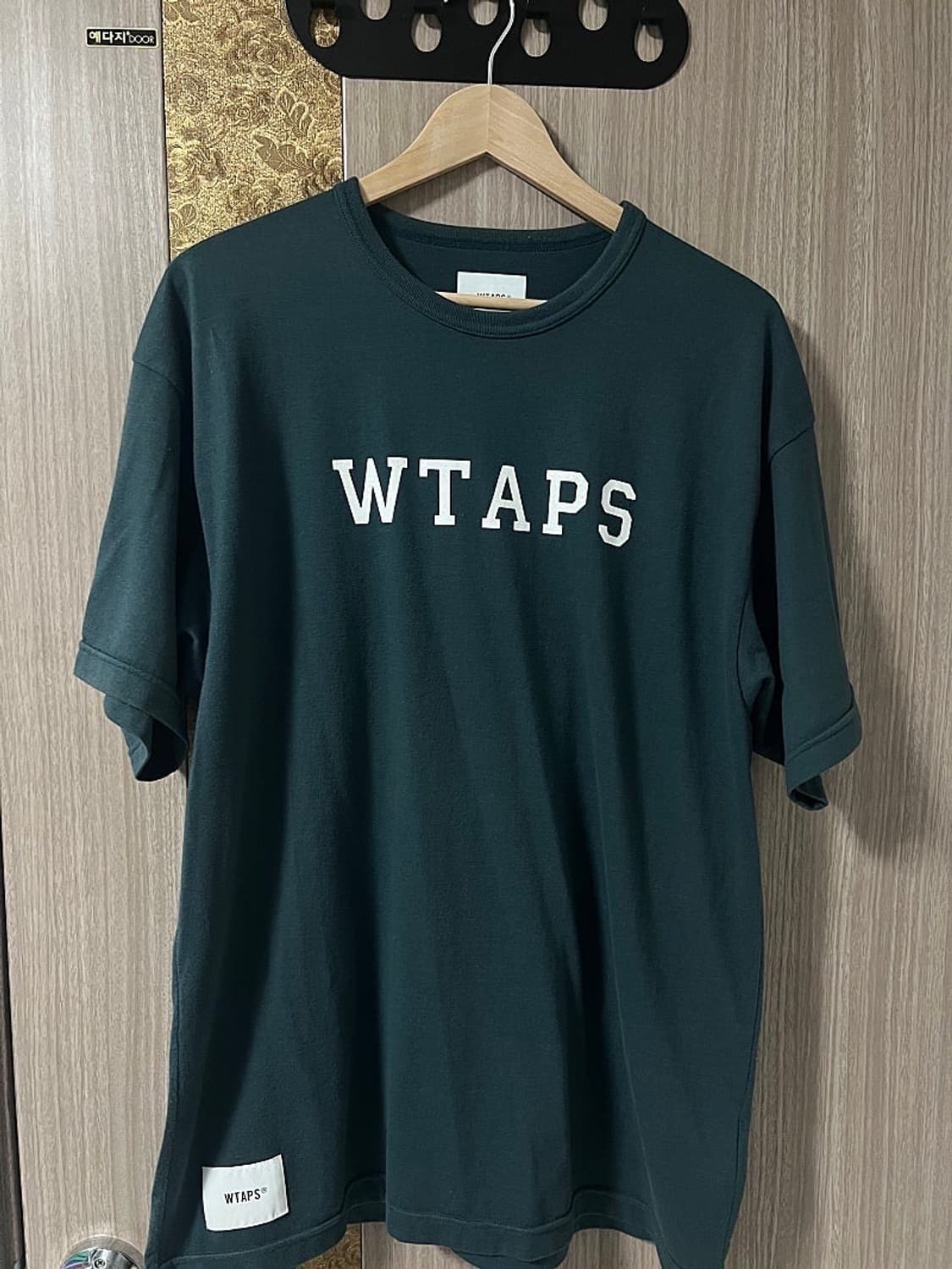 더블탭스 22SS 아카데미 디자인티셔츠 네이비 03 상품이미지2