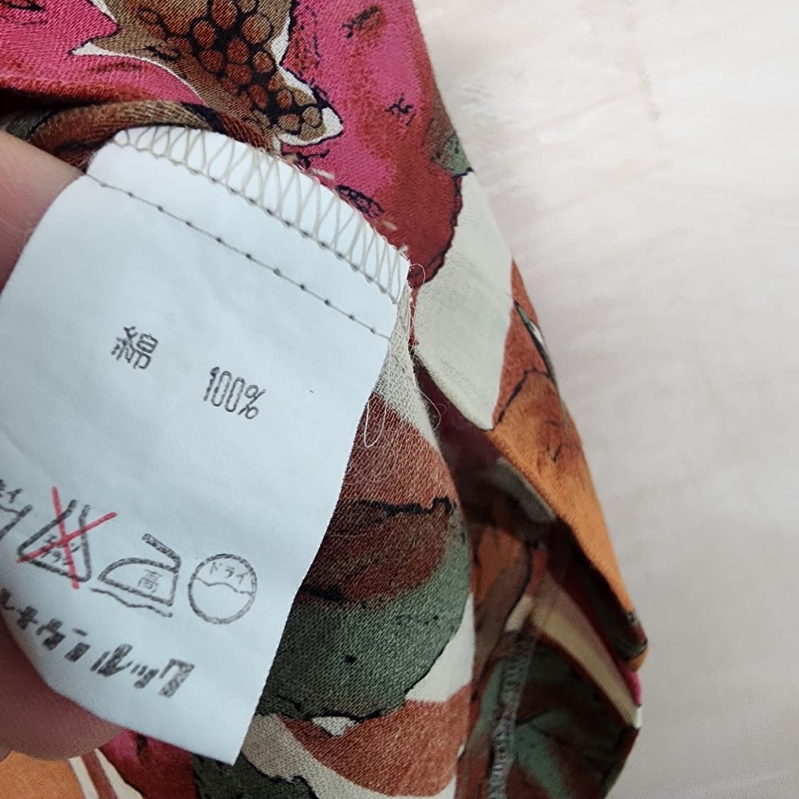 린넨 후루츠 하와이안 블라우스 상품이미지7